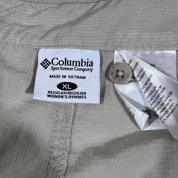 Columbia PFG Khaki Nylon Convertible Fishing Pants Zip Off Shorts Men's XL - Picture 10 of 12